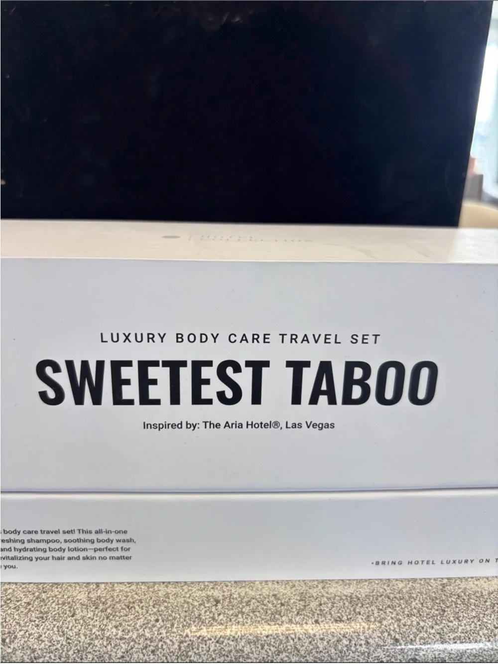 Sweetest Taboo - Luxury SET of 4 travel body care